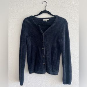Madewell Black Fuzzy Sweater